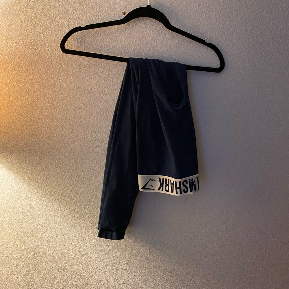 Navy and ice blue gymshark leggings